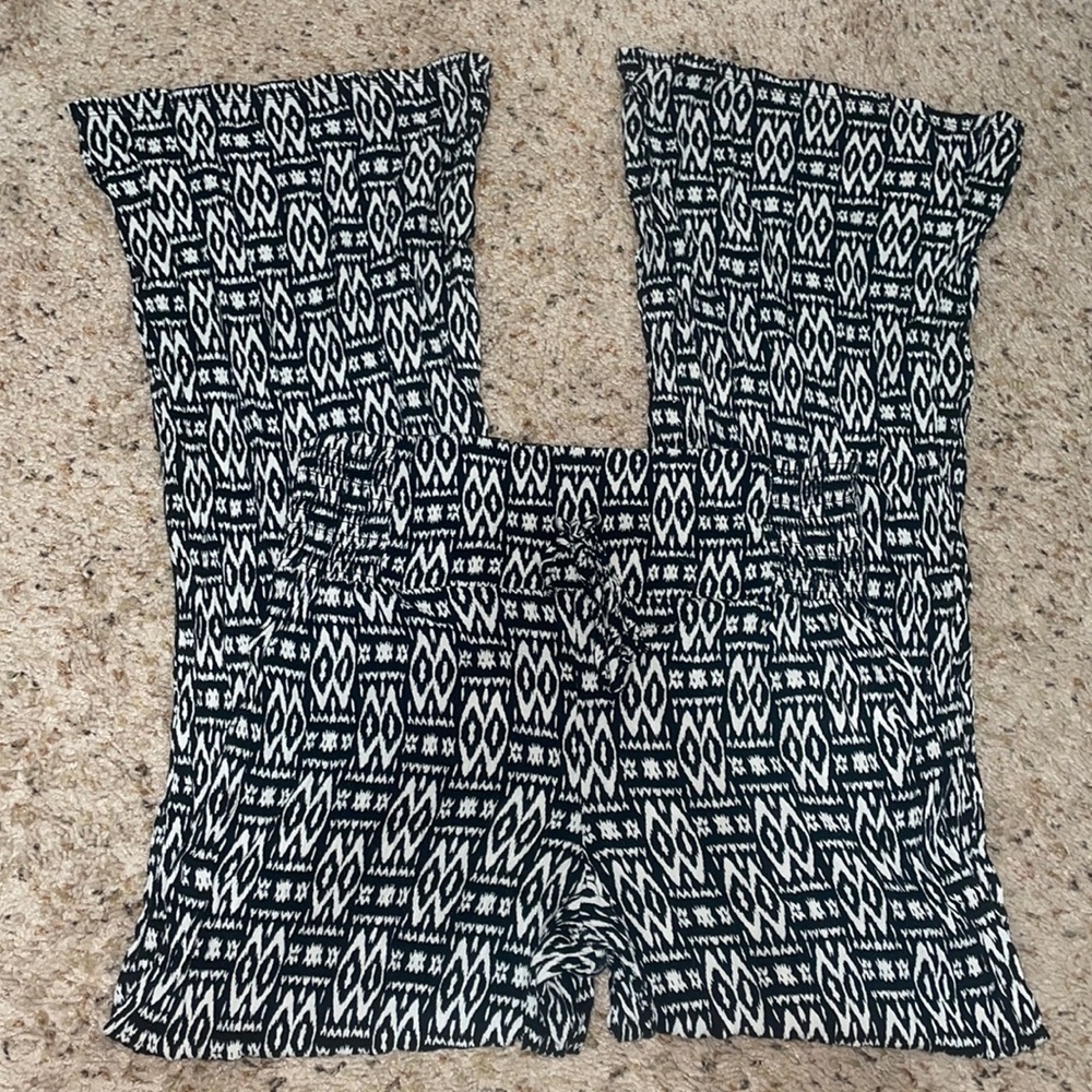 WOMENS MEDIUM BOHO PLAZO PANTS
